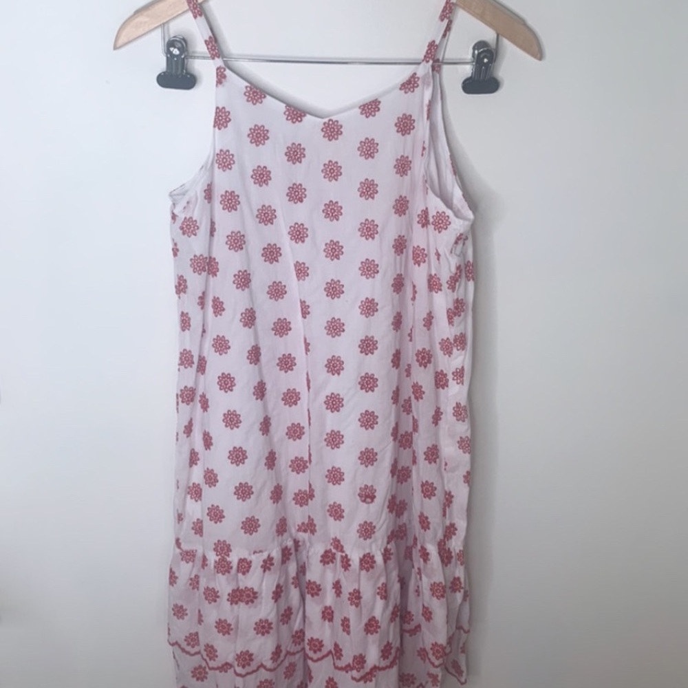 NWOT gb girls Printed Red & White Dress Size XL